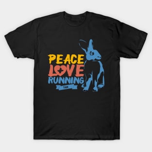 Peace, Love & Running T-Shirt